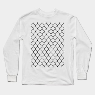Chain Link Fence (Black) Long Sleeve T-Shirt